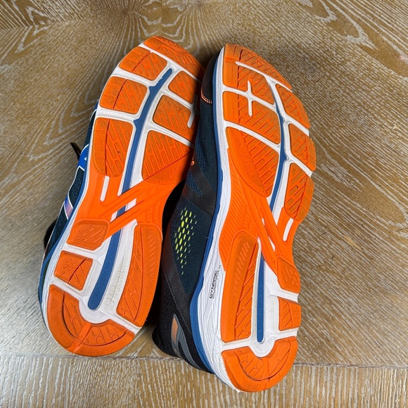 ASICS GT 2000 7 'Arise - Black Lake Drive' Black and Orange Running Sneakers 12 - Picture 8 of 9